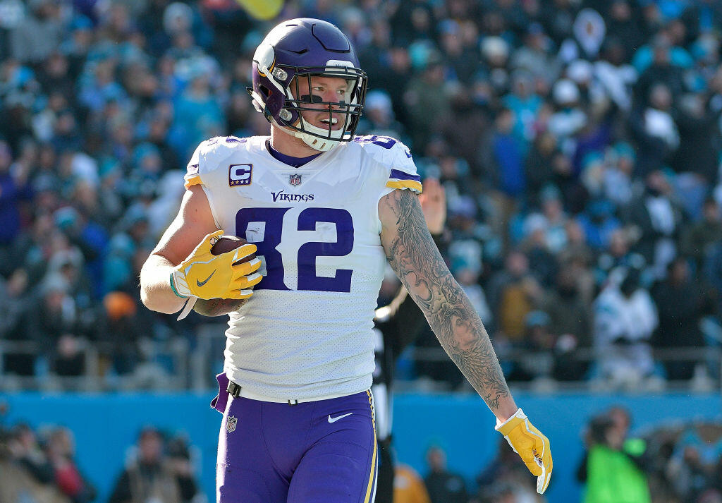 Vikings TE Kyle Rudolph has become a good blocker, though not by choice –  Twin Cities