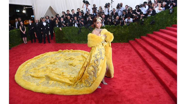 Rihanna at the 2015 Met Gala “China Through The Looking Glass”.