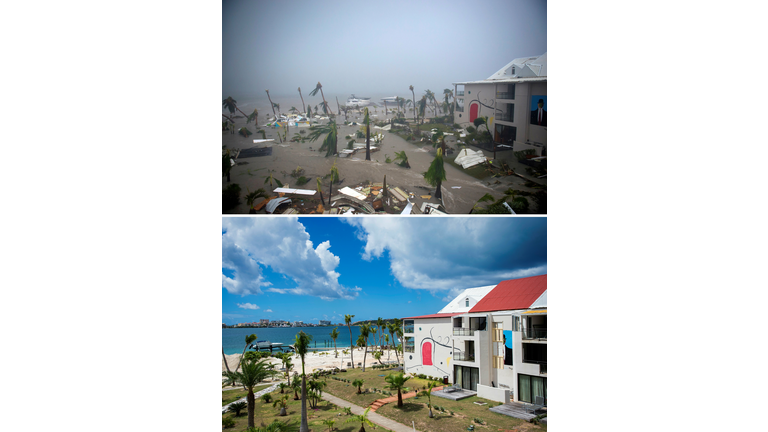 Then And Now: 6 Months After The Hurricanes - Getty Images