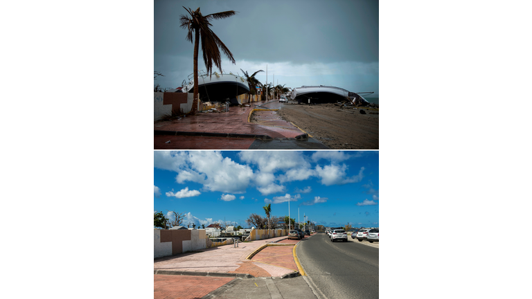 Then And Now: 6 Months After The Hurricanes - Getty Images