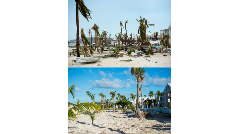 Then And Now: 6 Months After The Hurricanes - Getty Images