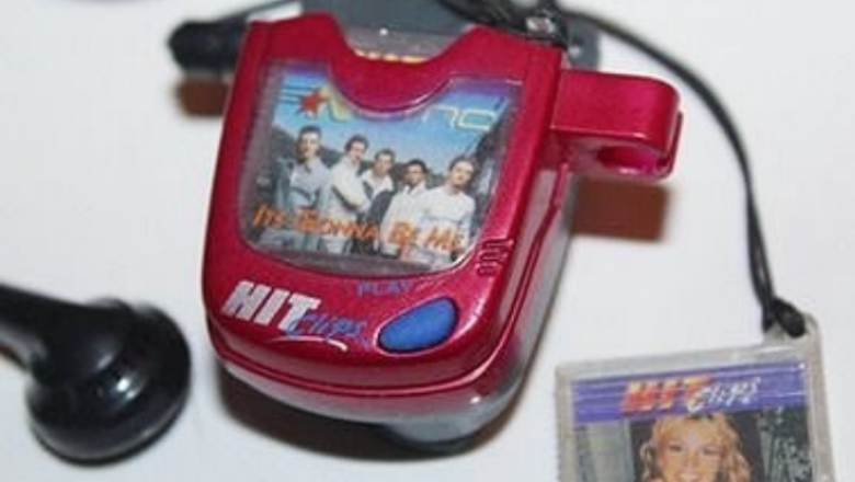 Hit Clips Yellow Personal Mini Player with Sugar Ray Someday - Tested,  Works!