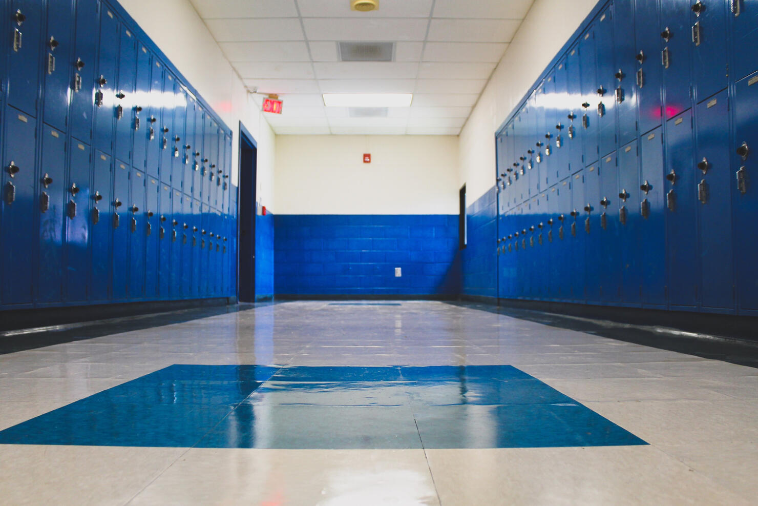 School Hallway Locker Getty RF