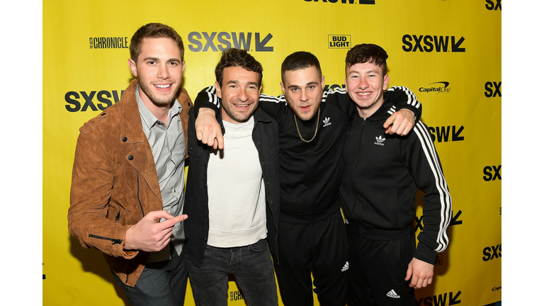 Blake Jenner, Bart Layton, Jared Abrahmson, and Barry Keoghan