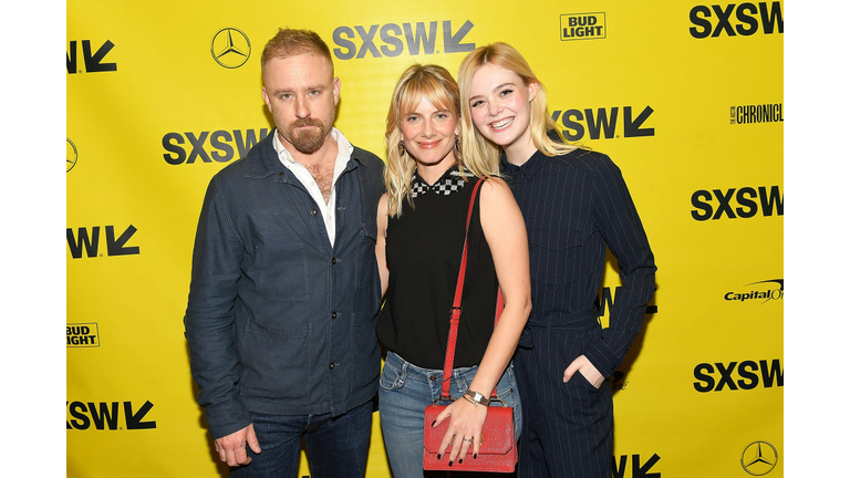 Ben Foster, Melanie Laurent, and Elle Fanning attend the 'Galveston' Premiere