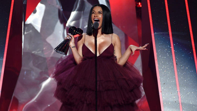 cardi b iheartradio dress