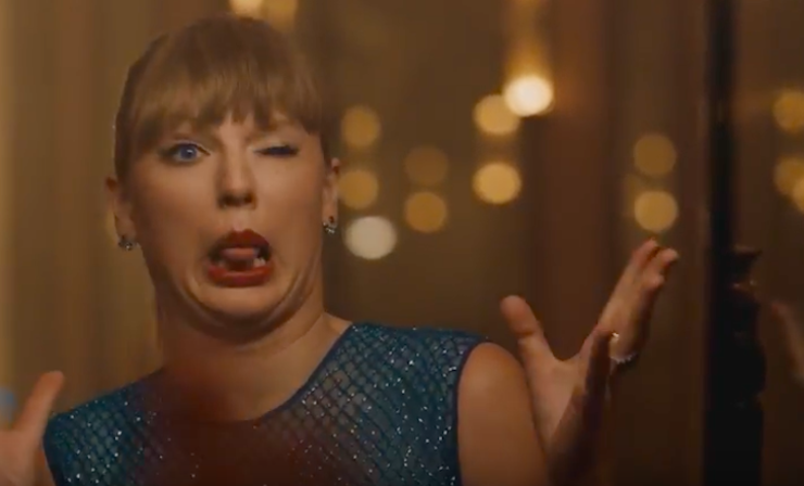 The Funniest Faces From Taylor Swifts ‘delicate Music Video Iheartradio