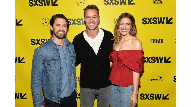 Milo Ventimiglia, Justin Hartley, and Mandy Moore attend the 'This is Us' Premiere