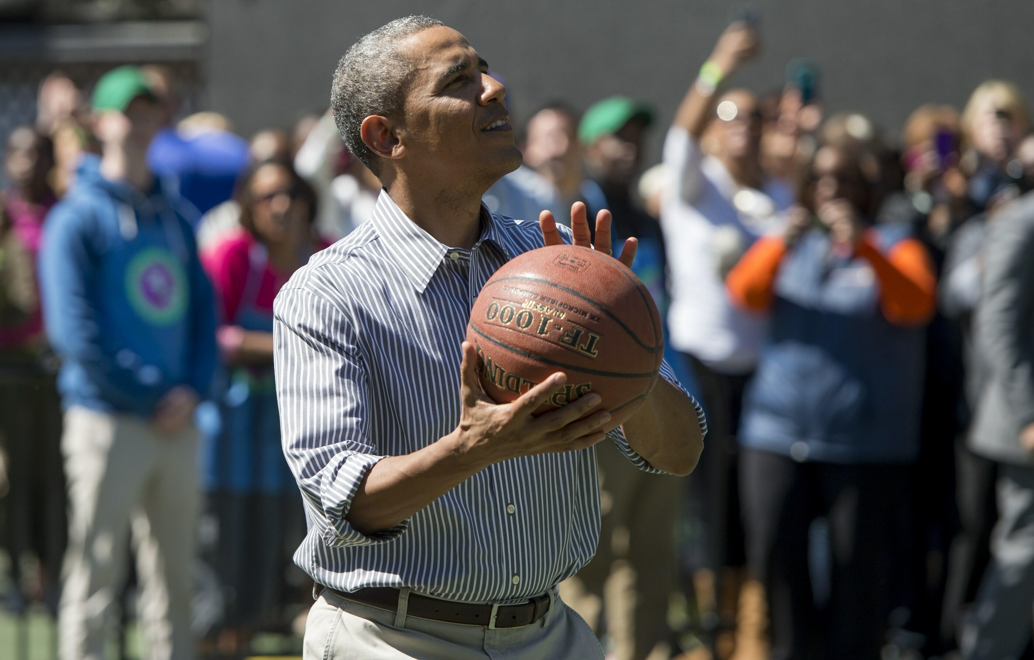 Obama Unveils March Madness Picks AM 570 LA Sports