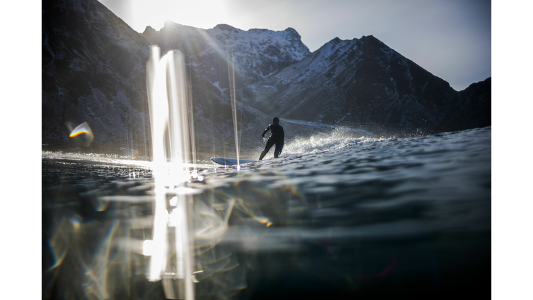 Surfing in the Arctic Circle - Getty Images