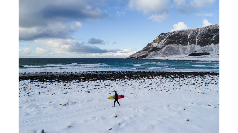 Surfing in the Arctic Circle - Getty Images