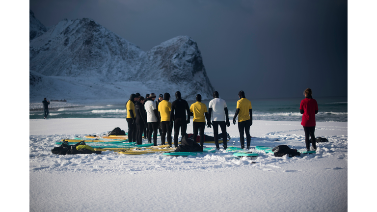 Surfing in the Arctic Circle - Getty Images