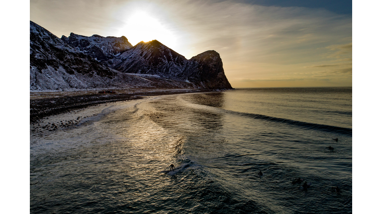 Surfing in the Arctic Circle - Getty Images