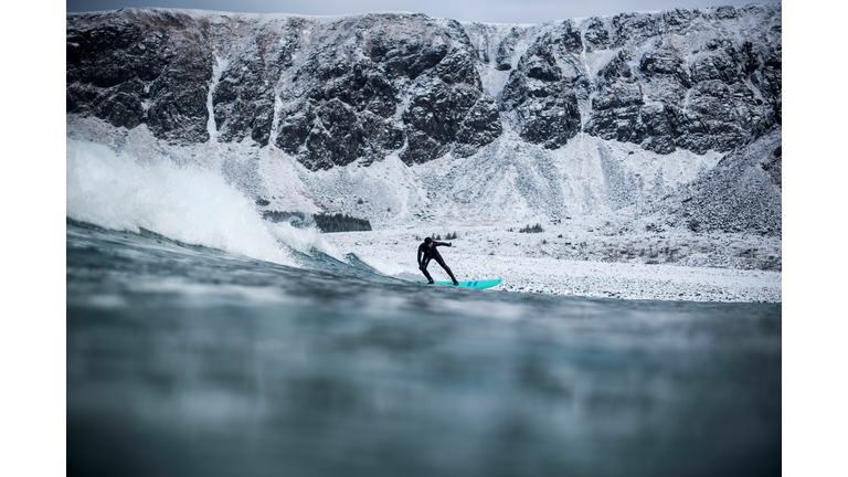 Surfing in the Arctic Circle - Getty Images