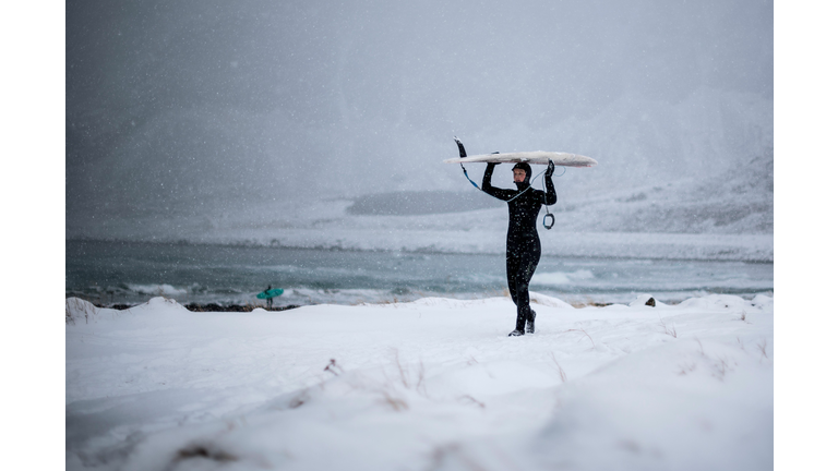 Surfing in the Arctic Circle - Getty Images