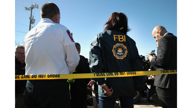 FBI and ATF agents, and local officials update the media 