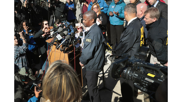 FBI agent Frank Ortega updates the media