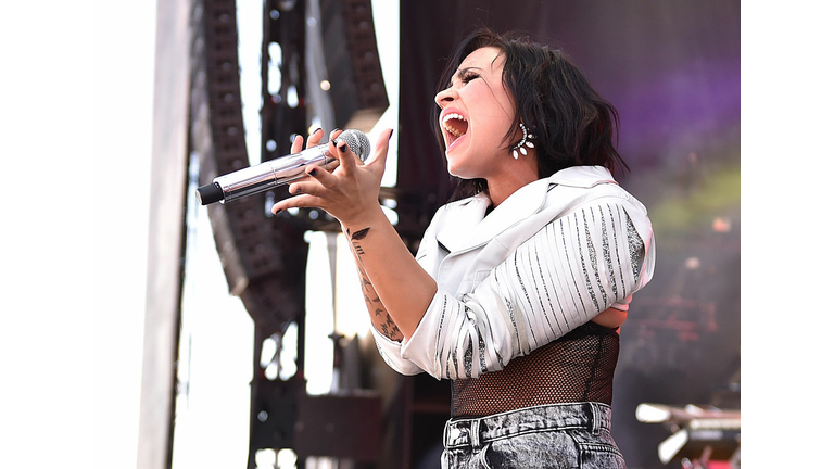 Demi Lovato Performs on the iHeartRadio Stage