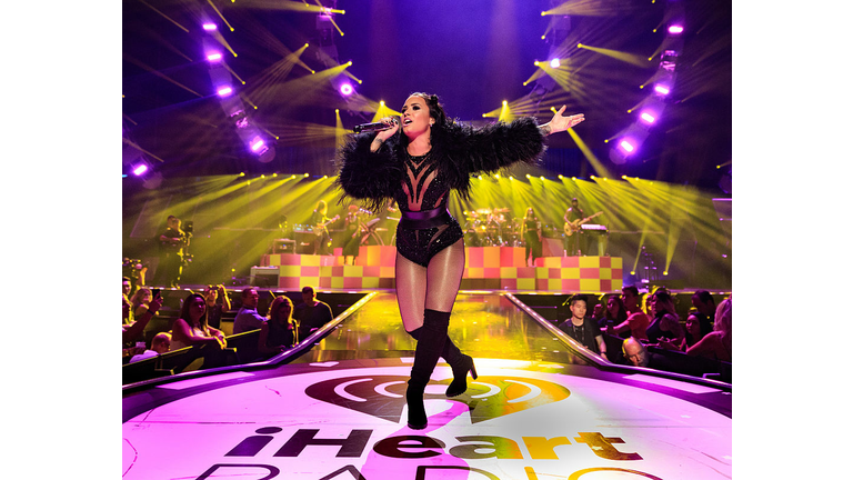 Demi Lovato Performs on the iHeartRadio Music Festival Stage