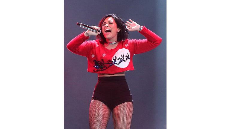 Demi Lovato Performs at the iHeartRadio Jingle Ball Tour