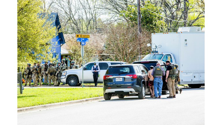 Bombing suspect's house