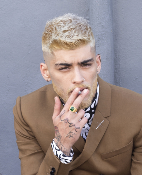 Zayn Bleaches His Hair Beard Platinum Blonde Following Gigi