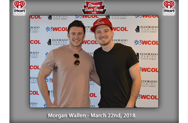 Morgan Wallen on the Eldorado Scioto Downs Stage