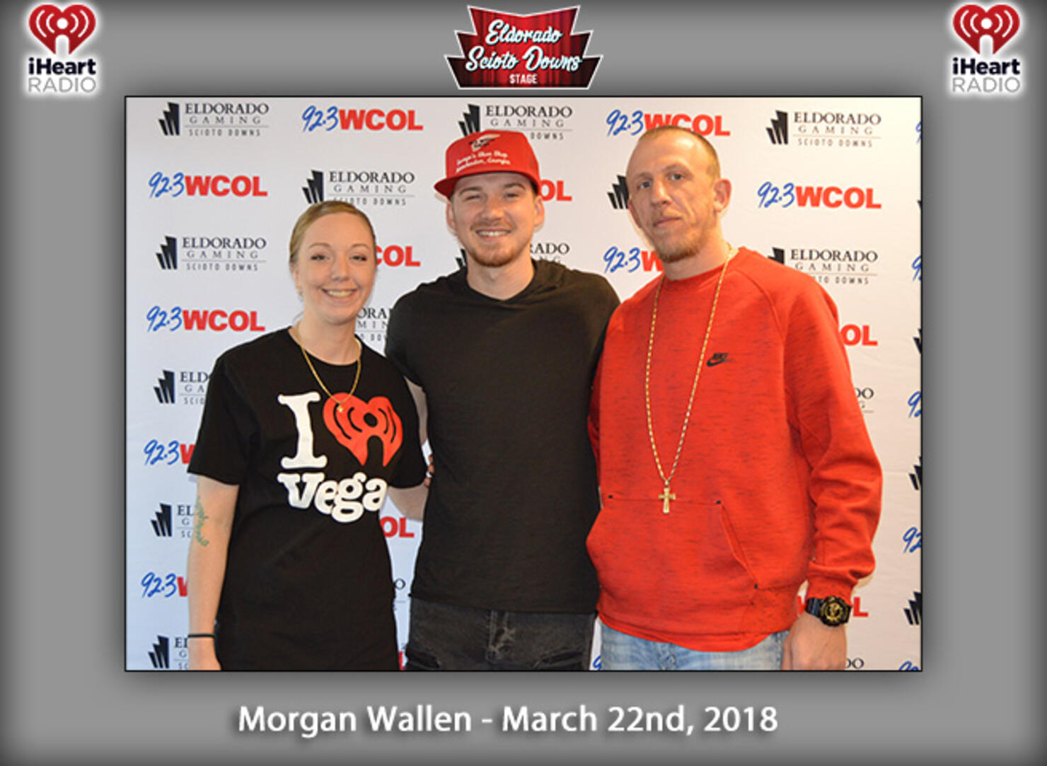 Morgan Wallen on the Eldorado Scioto Downs Stage