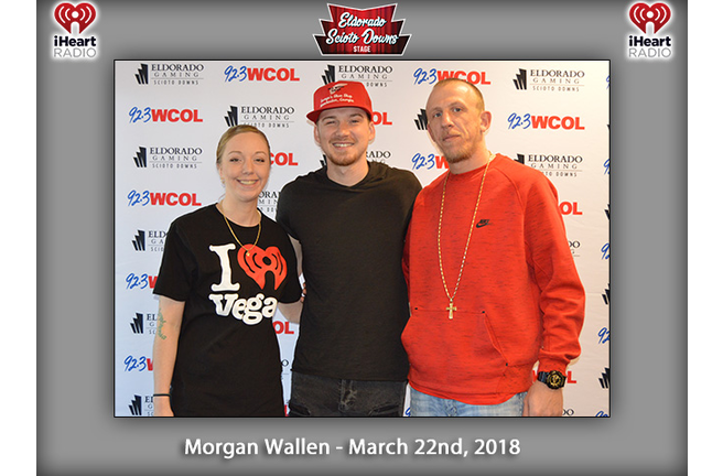 Morgan Wallen on the Eldorado Scioto Downs Stage