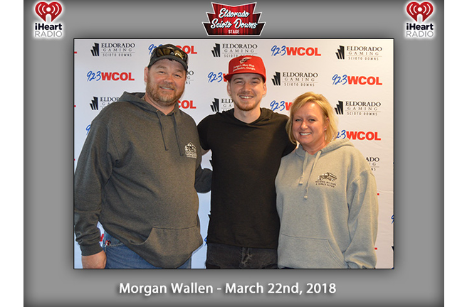 Morgan Wallen on the Eldorado Scioto Downs Stage