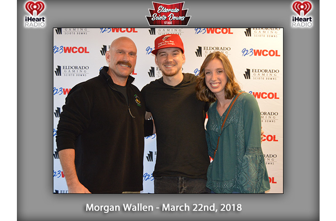 Morgan Wallen on the Eldorado Scioto Downs Stage