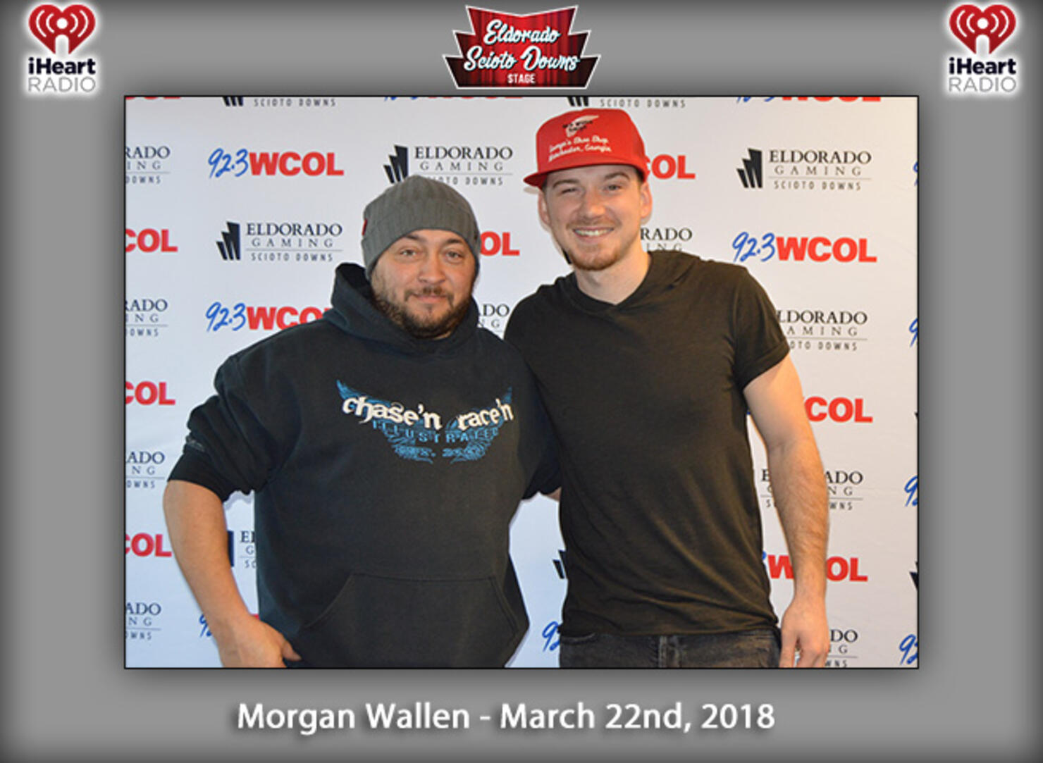Morgan Wallen on the Eldorado Scioto Downs Stage