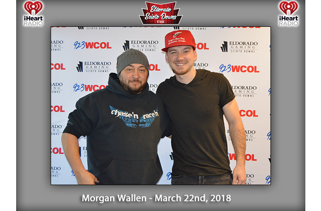 Morgan Wallen on the Eldorado Scioto Downs Stage