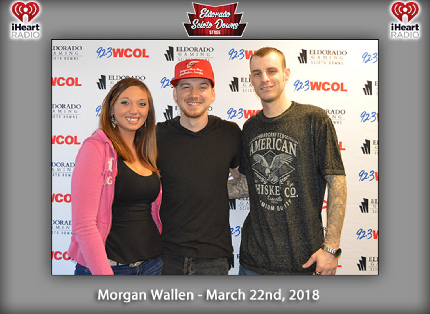 Morgan Wallen on the Eldorado Scioto Downs Stage