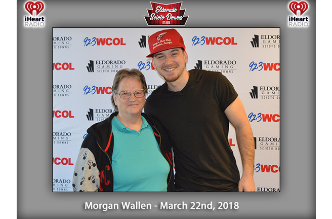 Morgan Wallen on the Eldorado Scioto Downs Stage