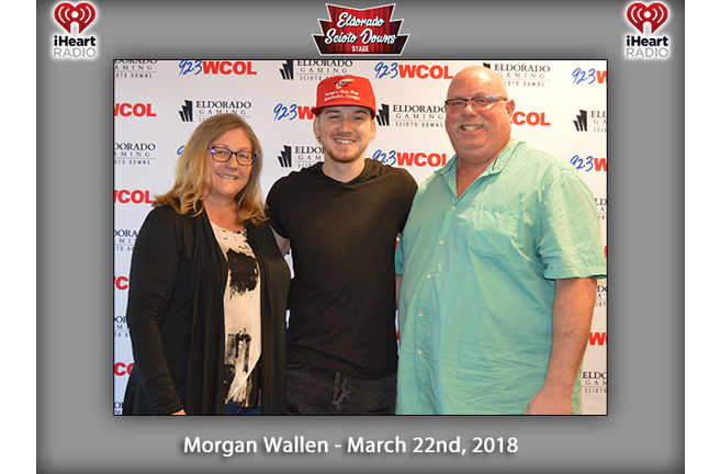 Morgan Wallen on the Eldorado Scioto Downs Stage