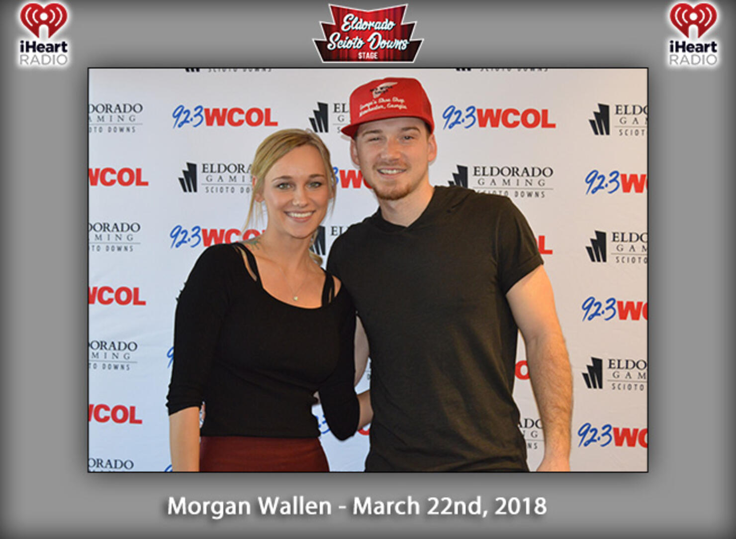 Morgan Wallen on the Eldorado Scioto Downs Stage