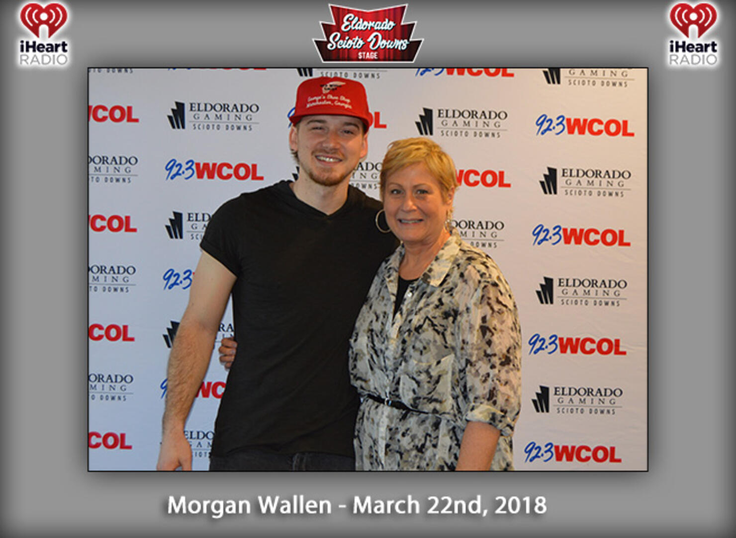 Morgan Wallen on the Eldorado Scioto Downs Stage