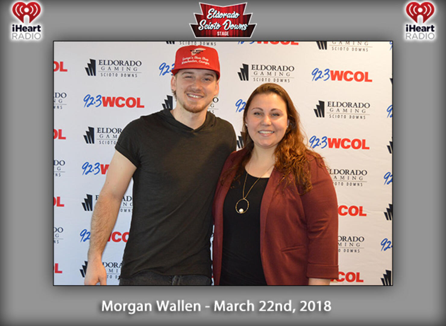 Morgan Wallen on the Eldorado Scioto Downs Stage