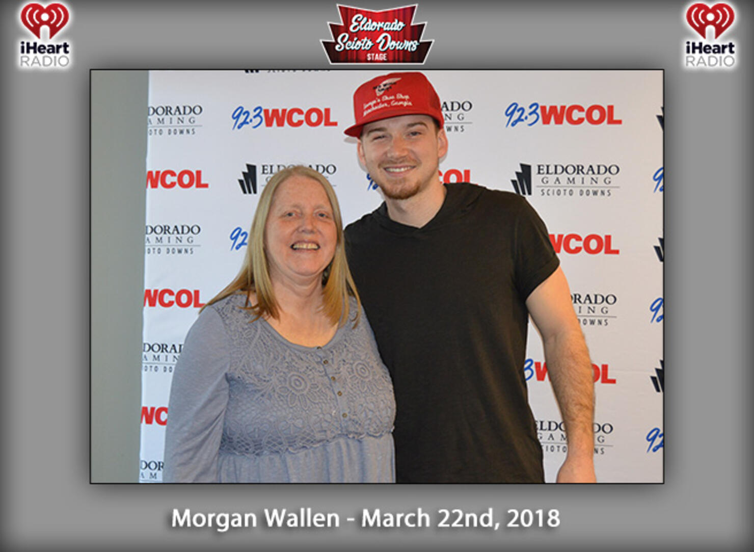 Morgan Wallen on the Eldorado Scioto Downs Stage
