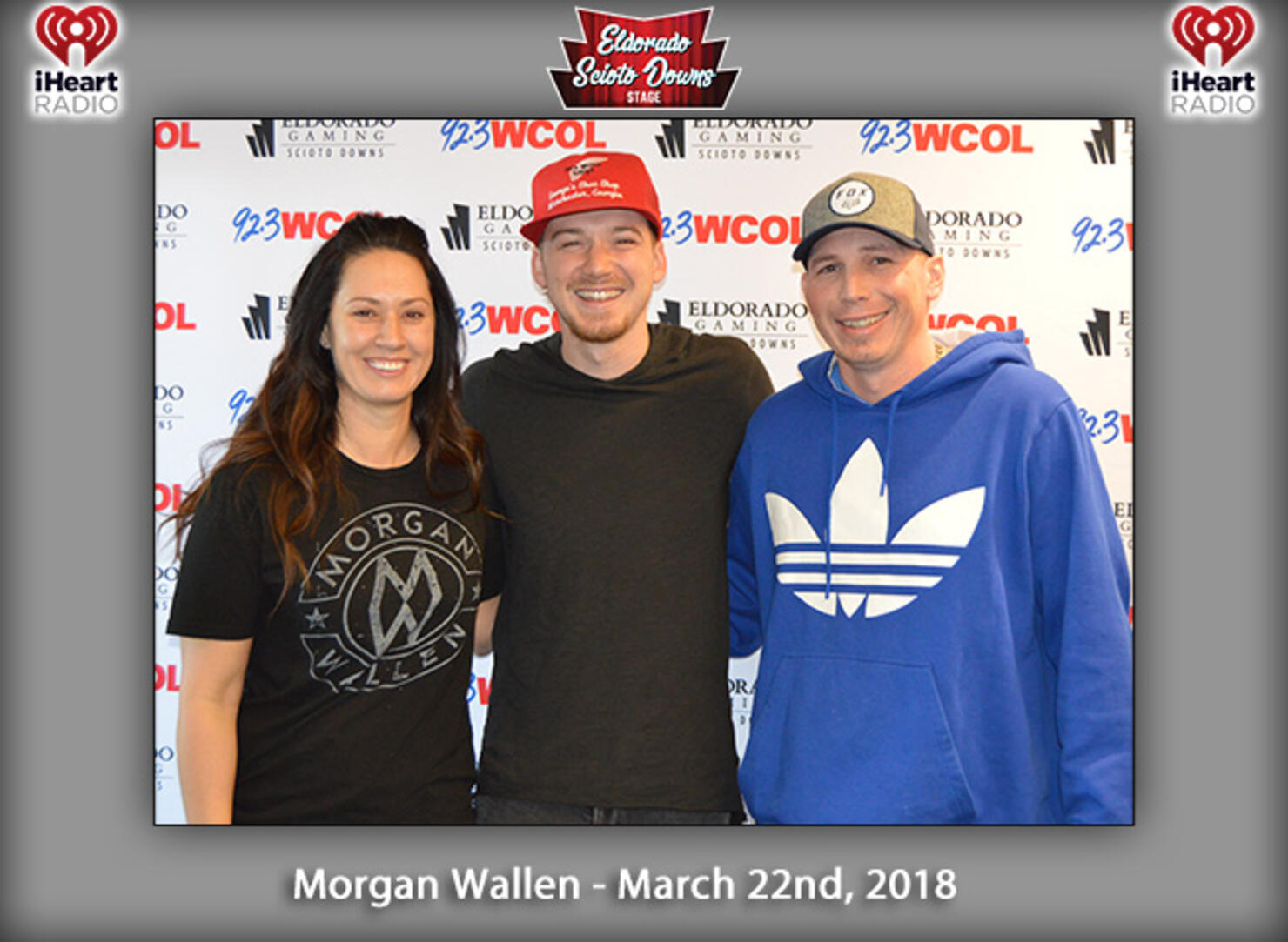 Morgan Wallen on the Eldorado Scioto Downs Stage