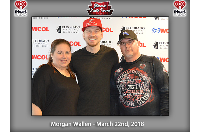 Morgan Wallen on the Eldorado Scioto Downs Stage