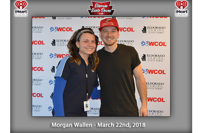 Morgan Wallen on the Eldorado Scioto Downs Stage