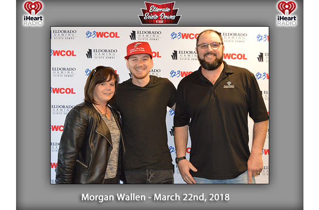 Morgan Wallen on the Eldorado Scioto Downs Stage