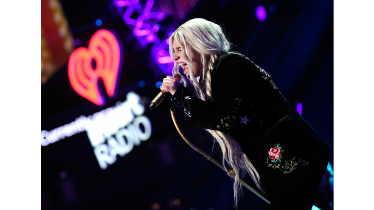 Kesha at iHeartRadio Music Festival