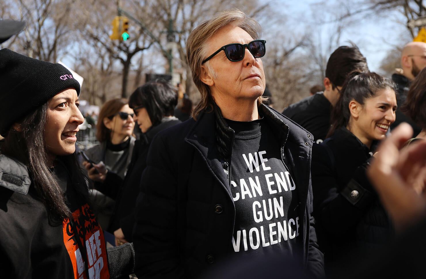 Paul McCartney marches against gun violence