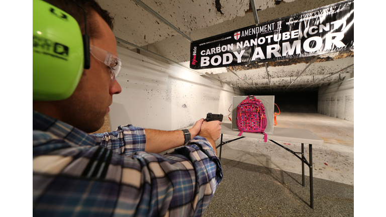 Backpack with Body Armor Getty