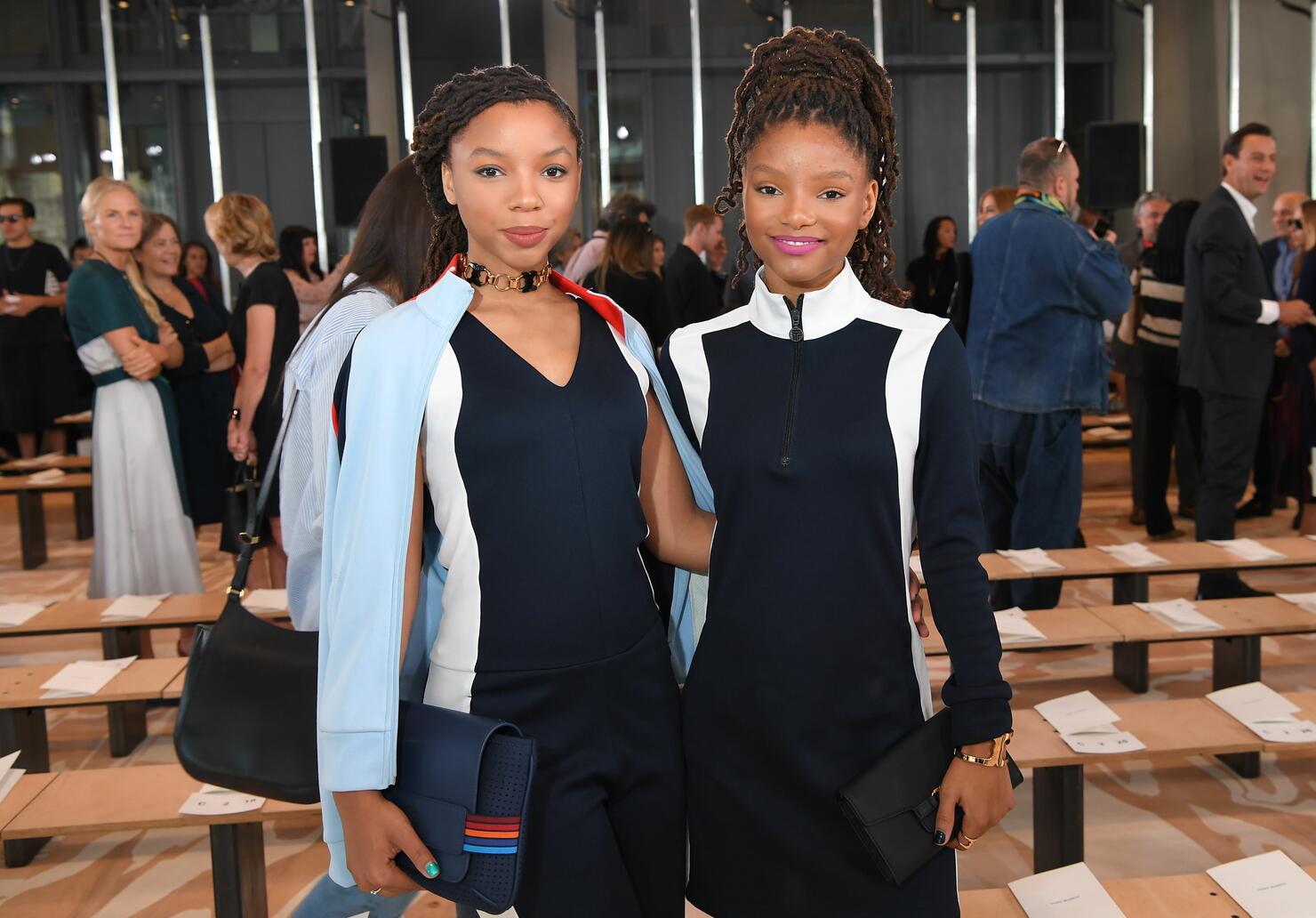 Chloe x Halle at the Tory Burch Fashion Show
