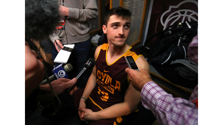 Clayton Custer #13 of the Loyola Ramblers