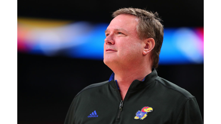 Head coach Bill Self of the Kansas Jayhawks 